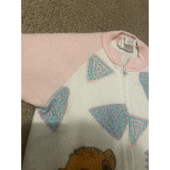 Vintage Lion King Simba 1990s Sleeper One-Piece Size 0-6 Months Zippered Vintage - Picture 3 of 7